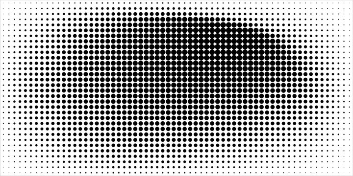 Grunge halftone gradient background. Faded grit noise texture. White and black sand wallpaper. Retro pixelated backdrop. Anime or manga style comic overlay. Vector graphic design textured template