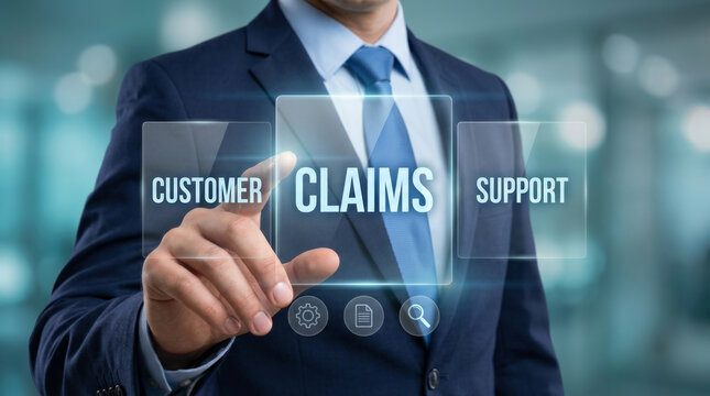 Customer claim support business insurance injury law service client help, customer claim support. injury law. lawyer legal document personal insurance litigation, justice, court, gavel