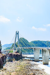Fototapeta premium 初夏の甑大明神橋 鹿児島県薩摩川内市