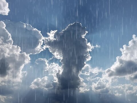 clouds in the sky