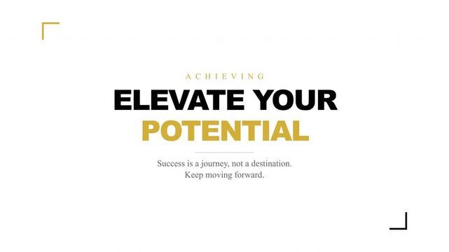 Elevate Your Potential A Journey of Continuous Improvement and Growth Towards Success