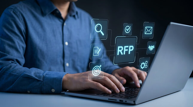 RFP Request For Proposal Digital Procurement Business Workflow
