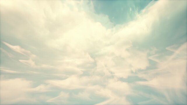 Chaotic Skies On The Background 66