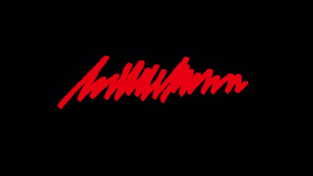 Marker Highlight Stroke Hand Drawn Red Scribble Overlay Animation Transparent Background 4K Video