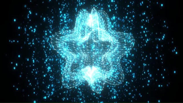 High quality 4K seamless abstract background loop. Perfect for technology, AI, blockchain, internet network, and data visualization concepts.
