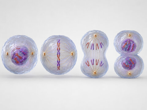 Cell Cycle Mitosis Stages Concept