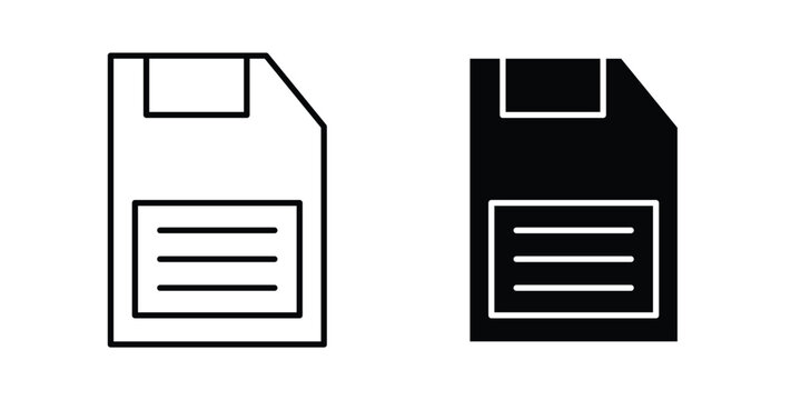 Floppy disk icon symbol for web and ui. Vector icon