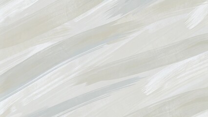 Obraz premium Abstract neutral watercolor brush strokes background with soft beige, cream, white and light gray tones, layered acrylic paint texture, hand elegant muted palette with subtle canvas texture