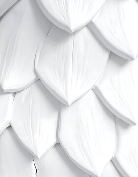 White wooden shingle roof closeup texture.
