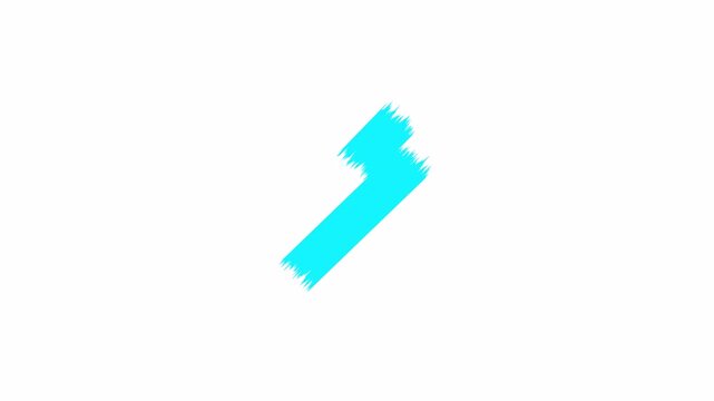  Brush texture, Paint the white brush background and your text with an alpha channel. Black line brush strokes animation footage for video effect element
