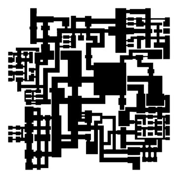 Black and white QR code symbol.
