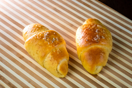 Shio Pan, or salt bread, is a popular Japanese bread similar to a croissant, with a thin, crispy, buttery crust and a crispy bottom.
