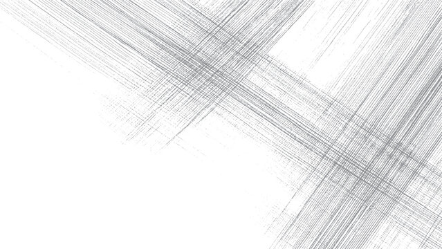 Minimal black line pattern with textured graphic effect Monochrome intersecting lines with abstract geometric design