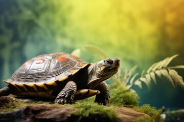 Naklejka premium Turtle reptile animal wildlife.