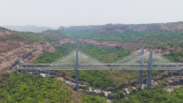 Mumbai Pune Expressway Missing Link Drone,
Cable Stayed Bridge Maharashtra Aerial,
India Highest Cable Stayed Bridge


