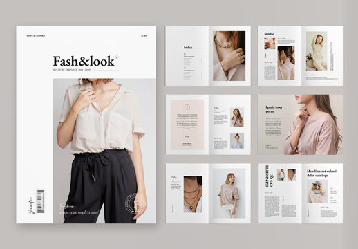 Look Book Template
