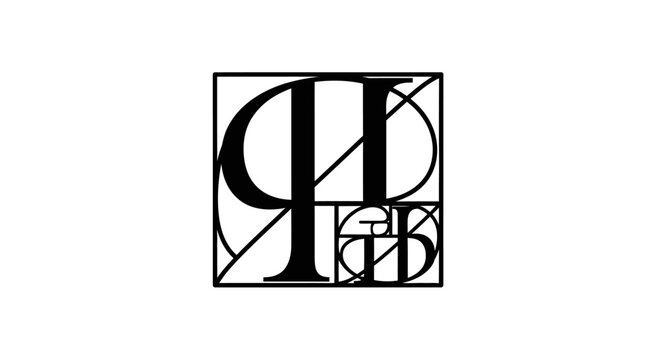 Abstract Golden Ratio Letter Logo Design