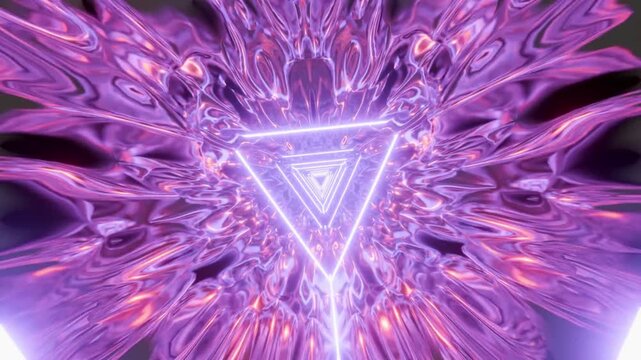 Futuristic Electronic Cyberpunk Backdrop: Neon Abstract Purple Background 4K UHD