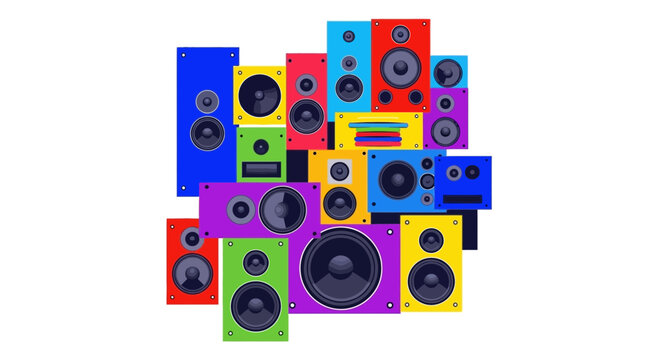Colorful Loudspeakers Collection