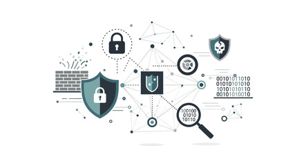 Cyber Security Network Data Protection Digital Connection © fardo