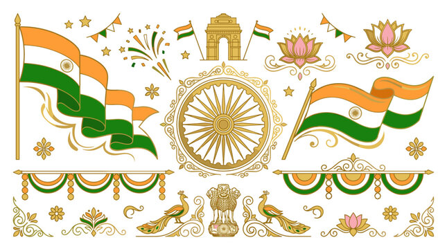 Indian Republic Day Celebration Symbols 1.