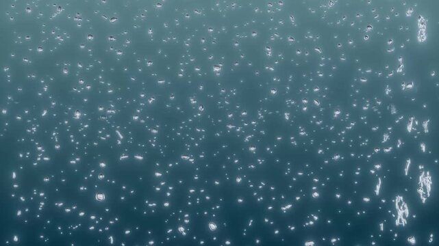 Blue Underwater Bubble Particle Background Loop animation