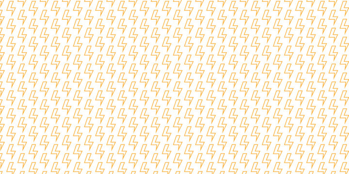 simple orange outline lightning bolt pattern for banner poster background.