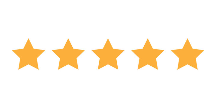 simple orange star vector design.