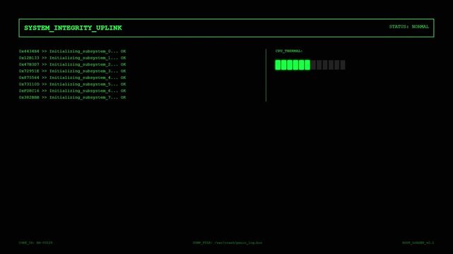 Kernel Panic Detected Critical System Failure Red Error Screen with Stack Smashing Logs.