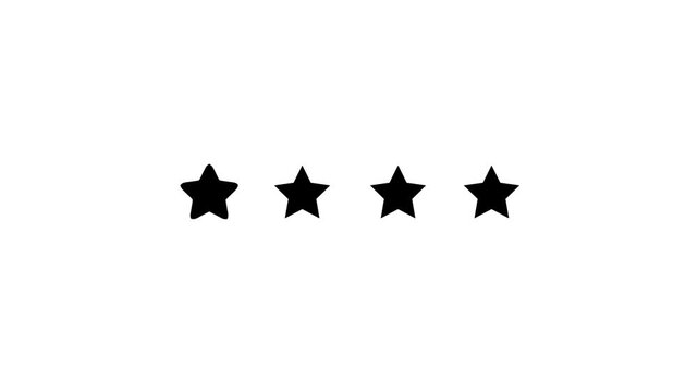 File #: weightlifter color Five stars rating icon customer satisfaction icon concept Special with rating star icon 5 star top rating