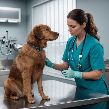 Nurse in protective uniform
