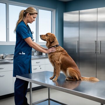 Nurse in protective uniform