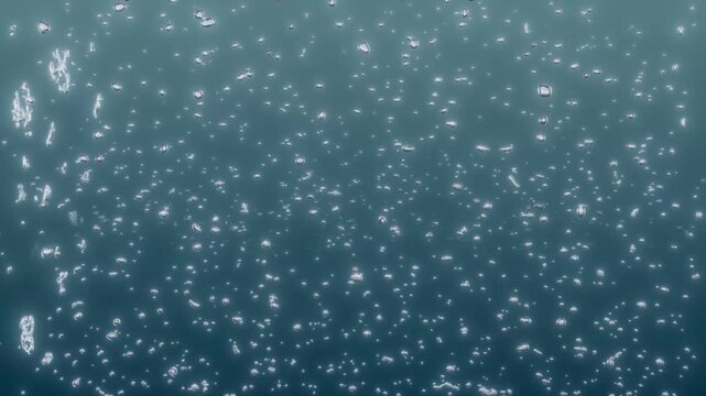 Blue Underwater Bubble Particle Background Loop animation