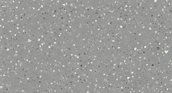 Seamless pattern of gray terrazzo stone texture