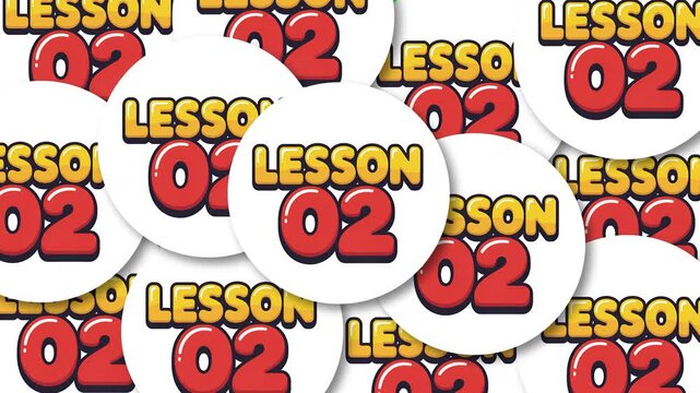 Lesson 02 - Green Screen Transition Animation | Educational Badge Overlay Motion Background