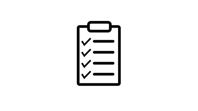 task minimalist stroke animation