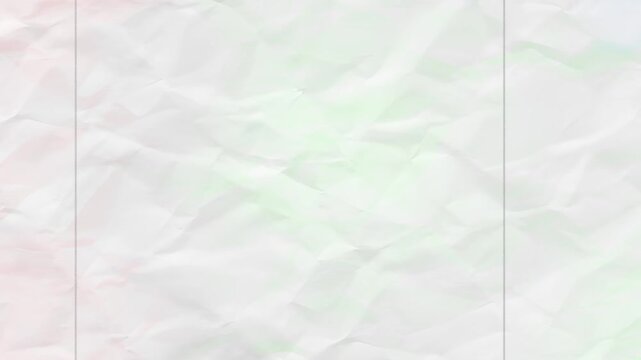Close-up of crumpled white paper with soft pink gradient a detailed macro shot