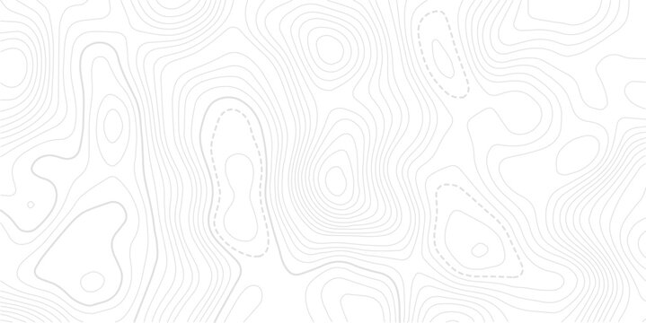 Geography landscape Topo contour map on white background, Topographic contour lines.The topo contour or wallpaper..paper texture Imitation of a geographical map shades.