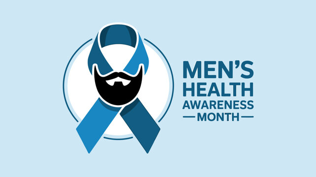 Men Health Awareness Month Awareness Logo Design