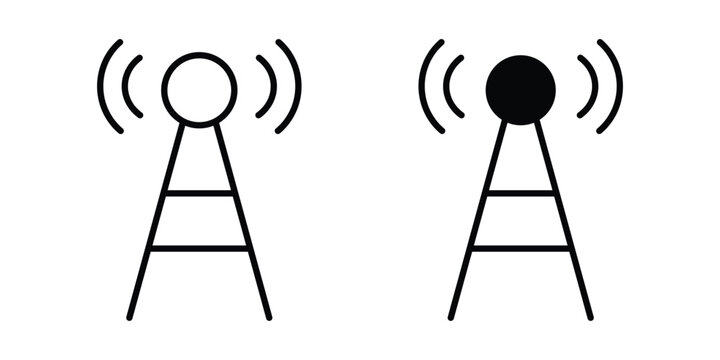 Antenna icon simple element illustration pack