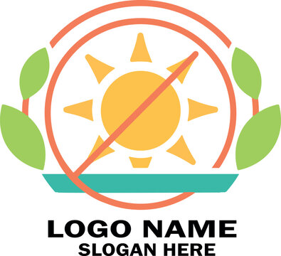 Summer Solstice logo icon vector