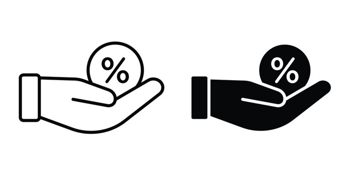 Commissions icon simple element illustration pack