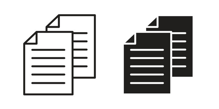 Duplicate icon simple element illustration pack