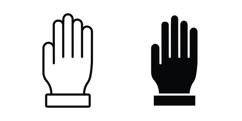 Fototapeta premium Hand icon simple element illustration pack