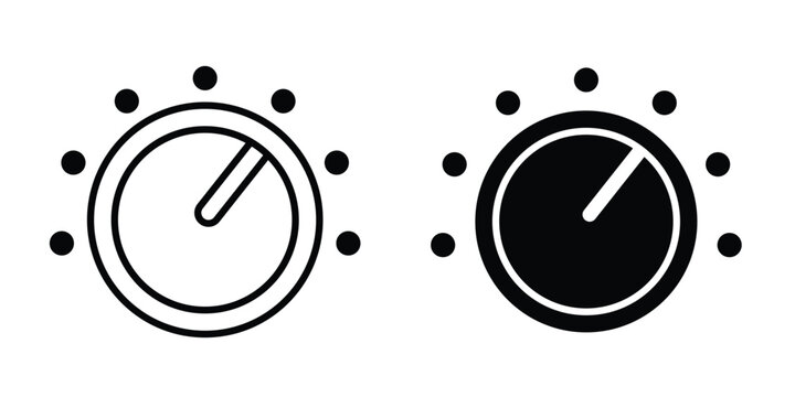 Knob icon simple element illustration pack