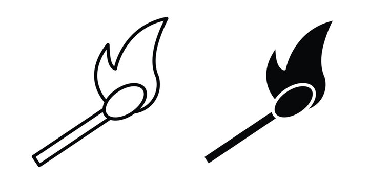 Matches icon simple element illustration pack