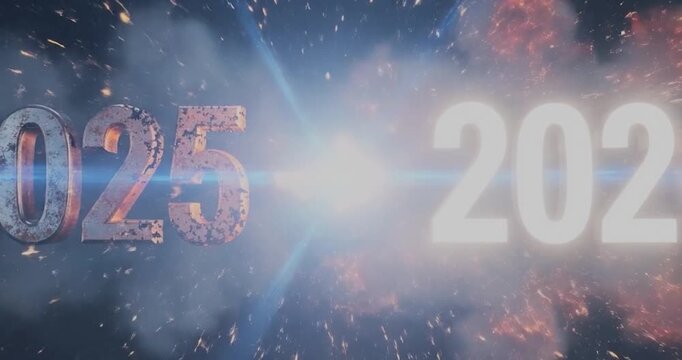 New Year Countdown to 2026 Animation.
