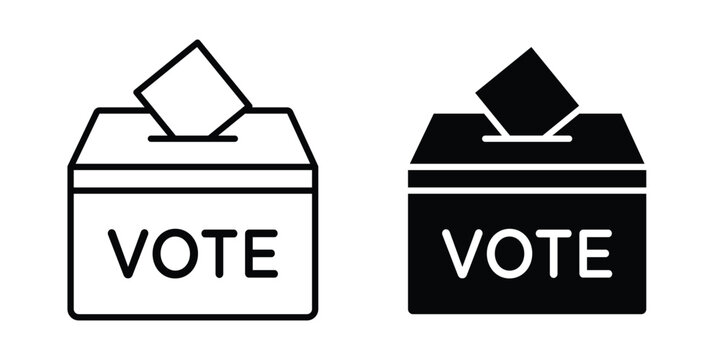 Voting icon simple element illustration pack