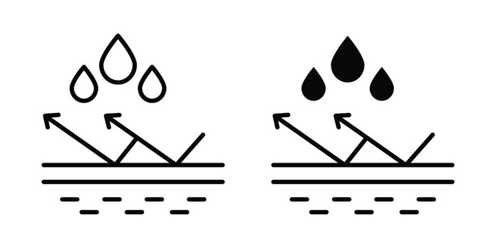 Waterproof icon simple element illustration pack