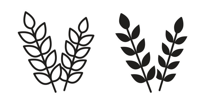 Wheat icon simple element illustration pack
